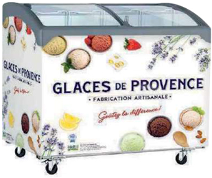 Congélateur glaces de provence - glace artisanale